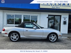 Used 2005 Mazda MX-5 Miata 2dr Conv Cloth 5-Spd Manual at Victory Auto Store near Stuart, FL