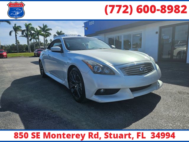 Used 2013  INFINITI IPL G 2d Convertible at Victory Auto Store near Stuart, FL