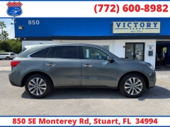 Used 2016  Acura MDX 4d SUV AWD Tech w&sol;Ent Pkg at Victory Auto Store near Stuart&comma; FL
