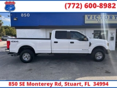 Used 2019  Ford Super Duty F-250 SRW 4WD Crew Cab Box at Victory Auto Store near Stuart, FL