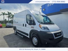 Used 2022 Ram ProMaster Cargo Van 1500 High Roof 136" WB at Victory Auto Store near Stuart, FL
