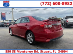 Used 2013  Toyota Corolla 4d Sedan S Auto at Victory Auto Store near Stuart&comma; FL