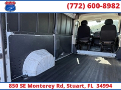 Used 2019  Ram ProMaster Cargo Van 1500 High Roof Van 136" WB at Victory Auto Store near Stuart&comma; FL