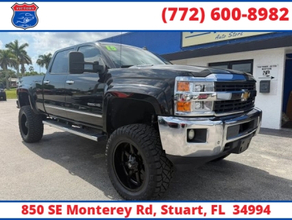 Used 2015 Chevrolet Silverado 2500 4WD Crew Cab LTZ Duramax Plus at Victory Auto Store near Stuart, FL