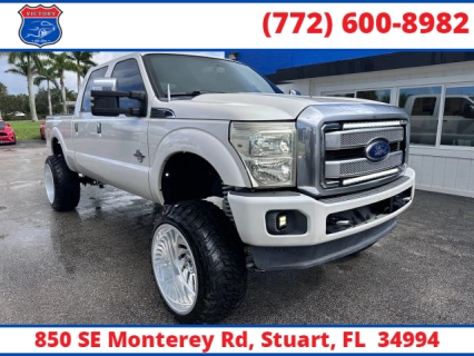 Used 2016 Ford Super Duty F-250 4WD Crew Cab Platinum at Victory Auto Store near Stuart, FL