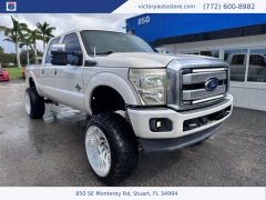Used 2016 Ford Super Duty F-250 4WD Crew Cab Platinum at Victory Auto Store near Stuart, FL