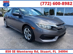 Used 2018  Honda Civic Sedan 4d LX CVT at Victory Auto Store near Stuart&comma; FL