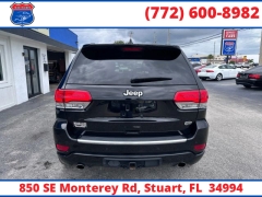 Used 2017  Jeep Grand Cherokee 4d SUV 2WD Overland at Victory Auto Store near Stuart, FL