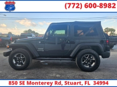Used 2018  Jeep Wrangler JK 2d SUV 4WD Sport S at Victory Auto Store near Stuart, FL