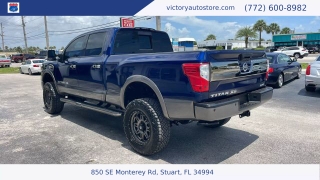 Used 2018 Nissan Titan XD 4x4 Gas Crew Cab Platinum Reserve at Victory Auto Store near Stuart, FL