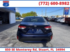 Used 2020  Toyota Corolla 4d Sedan LE at Victory Auto Store near Stuart&comma; FL