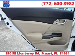 Used 2015  Honda Civic Sedan 4d LX CVT at Victory Auto Store near Stuart&comma; FL