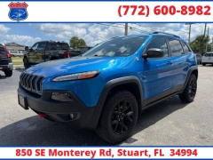 Used 2018  Jeep Cherokee Trailhawk 4x4 at Victory Auto Store near Stuart&comma; FL