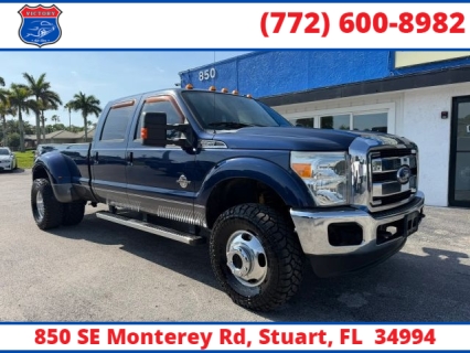 Used 2011 Ford Super Duty F-350 4WD Crew Cab XLT DRW Longbed at Victory Auto Store near Stuart, FL