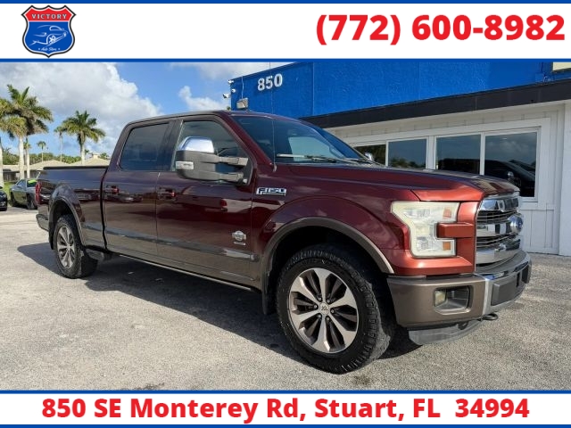 Used 2015  Ford F-150 4WD SuperCrew 157" at Victory Auto Store near Stuart&comma; FL