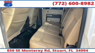 Used 2015  Ford Super Duty F-350 4WD Crew Cab Platinum DRW Longbed at Victory Auto Store near Stuart, FL