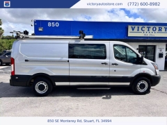 Used 2019 Ford Transit 150 Cargo Van Low Roof Van LWB w/Right Sliding Door at Victory Auto Store near Stuart, FL