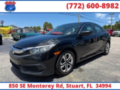 Used 2016  Honda Civic Sedan 4d LX 6spd at Victory Auto Store near Stuart&comma; FL