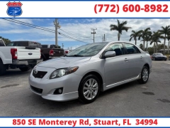 Used 2010  Toyota Corolla 4d Sedan S Auto at Victory Auto Store near Stuart&comma; FL