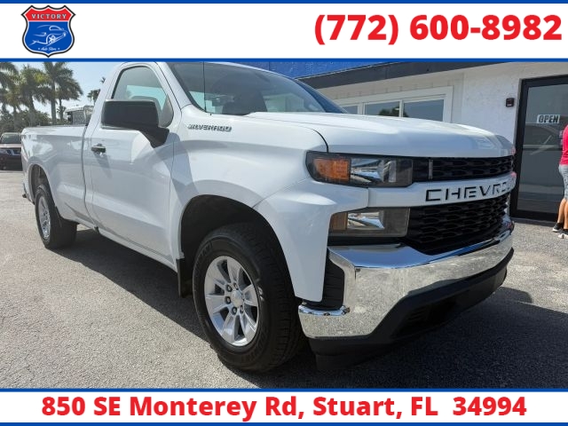 Used 2021  Chevrolet Silverado 1500 2WD Reg Cab 140" Work Truck at Victory Auto Store near Stuart&comma; FL
