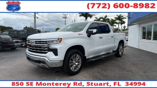 Used 2022  Chevrolet Silverado 1500 4WD Crew Cab 157" LTZ at Victory Auto Store near Stuart&comma; FL