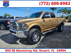 Used 2012  Ram 2500 4WD Crew Cab 149" Laramie Longhorn at Victory Auto Store near Stuart, FL