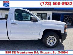 Used 2014  Chevrolet Silverado 1500 2WD Reg Cab 133&period;0" Work Truck w&sol;1WT at Victory Auto Store near Stuart&comma; FL