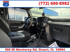 Used 2014  Jeep Wrangler Unlimited 4d Convertible Sahara at Victory Auto Store near Stuart&comma; FL