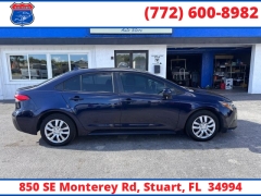 Used 2020  Toyota Corolla 4d Sedan LE at Victory Auto Store near Stuart&comma; FL