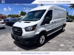 Used 2020 Ford Transit Cargo Van T-350 Med Rf 9500 GVWR RWD at Victory Auto Store near Stuart, FL