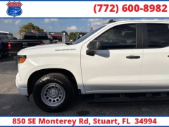 Used 2023  Chevrolet Silverado 1500 4WD Double Cab 147" Custom at Victory Auto Store near Stuart, FL