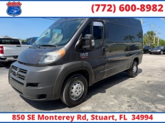 Used 2018  Ram ProMaster Cargo Van 1500 High Roof Van 136" WB at Victory Auto Store near Stuart&comma; FL