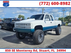 Used 1993  Chevrolet K1500 Pickup 4WD Ext Cab Silverado Longbed at Victory Auto Store near Stuart&comma; FL