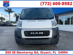 Used 2019  Ram ProMaster Cargo Van 1500 High Roof Van 136" WB at Victory Auto Store near Stuart&comma; FL