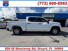 Used 2019  Chevrolet Silverado 1500 4WD Crew Cab 147" Work Truck at Victory Auto Store near Stuart&comma; FL