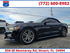 Used 2015  Ford Mustang 2d Convertible EcoBoost Premium at Victory Auto Store near Stuart&comma; FL