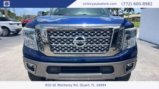 Used 2018 Nissan Titan XD 4x4 Gas Crew Cab Platinum Reserve at Victory Auto Store near Stuart, FL