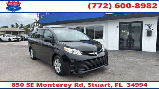 Used 2019  Toyota Sienna 4d Wagon FWD LE 7-Pass Auto Access Seat at Victory Auto Store near Stuart&comma; FL