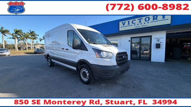 Used 2020  Ford Transit Cargo Van T-250 Med Rf 9070 GVWR RWD at Victory Auto Store near Stuart&comma; FL