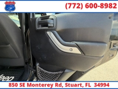 Used 2014  Jeep Wrangler Unlimited 4d Convertible Sahara at Victory Auto Store near Stuart&comma; FL