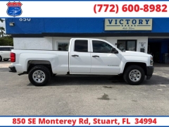 Used 2017  Chevrolet Silverado 1500 2WD Double Cab 143&period;5" Work Truck at Victory Auto Store near Stuart&comma; FL