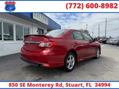 Used 2013  Toyota Corolla 4d Sedan S Auto at Victory Auto Store near Stuart&comma; FL