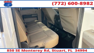 Used 2015  Ford Super Duty F-350 4WD Crew Cab Platinum DRW Longbed at Victory Auto Store near Stuart, FL