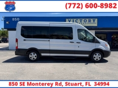 Used 2019  Ford Transit Passenger Wagon T-350 148" Med Roof Sliding RH Dr at Victory Auto Store near Stuart&comma; FL