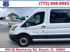 Used 2017  Ford Transit Wagon T-350 148" Med Roof Sliding RH Dr at Victory Auto Store near Stuart&comma; FL