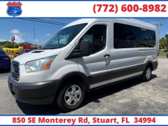 Used 2019  Ford Transit Passenger Wagon T-350 148" Med Roof Sliding RH Dr at Victory Auto Store near Stuart&comma; FL