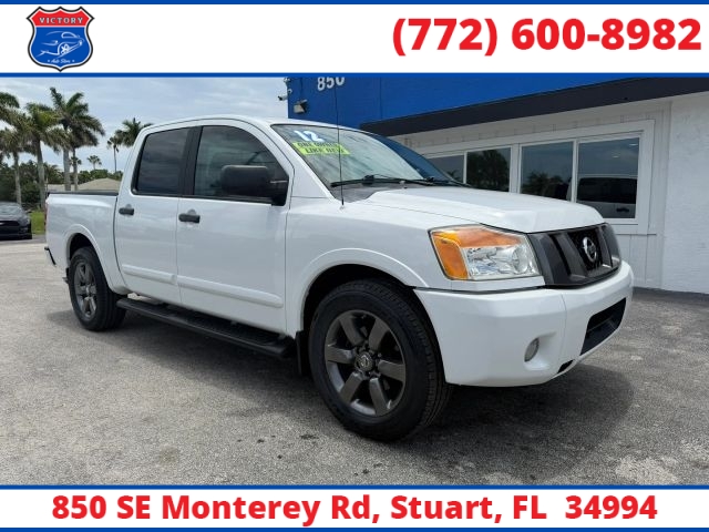 Used 2012  Nissan Titan 2WD Crew Cab SWB SV at Victory Auto Store near Stuart&comma; FL