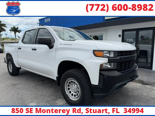 Used 2019  Chevrolet Silverado 1500 4WD Crew Cab 147" Work Truck at Victory Auto Store near Stuart&comma; FL