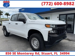 Used 2019  Chevrolet Silverado 1500 4WD Crew Cab 147" Work Truck at Victory Auto Store near Stuart&comma; FL