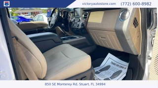 Used 2015 Ford Super Duty F-350 4WD Crew Cab Platinum DRW Longbed at Victory Auto Store near Stuart, FL